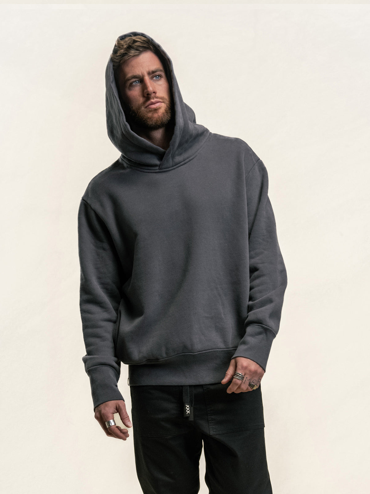 【OHOTORO】new nap hoodie charcoal nap zipper hoodie | OHOTORO