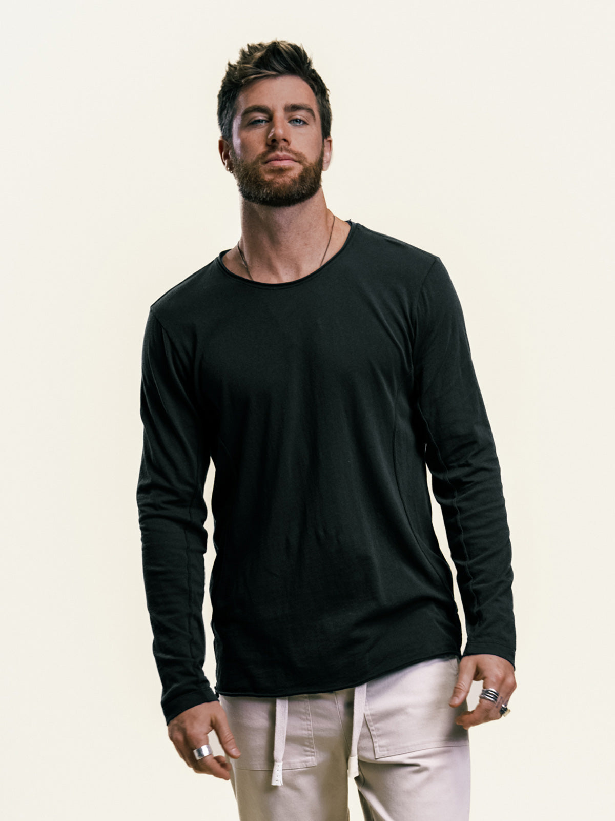 Aspen Long Sleeve | Slimming 7-Panel Crew Tee for Men – COPALA By