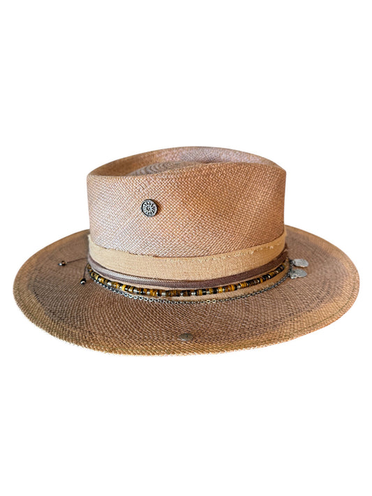 hat-band-detail-on-the-sonora-tigereye-and-amber-bead-strands-layered-with-cream-and-brown-frayed-silk